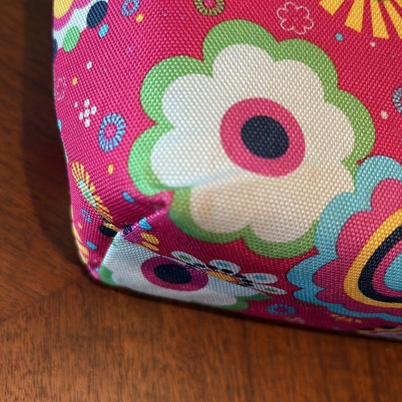 Igloo  cooler Lunchbox  hot/ cool pack bag  heavy nylon  bright pink floral - Picture 8 of 16